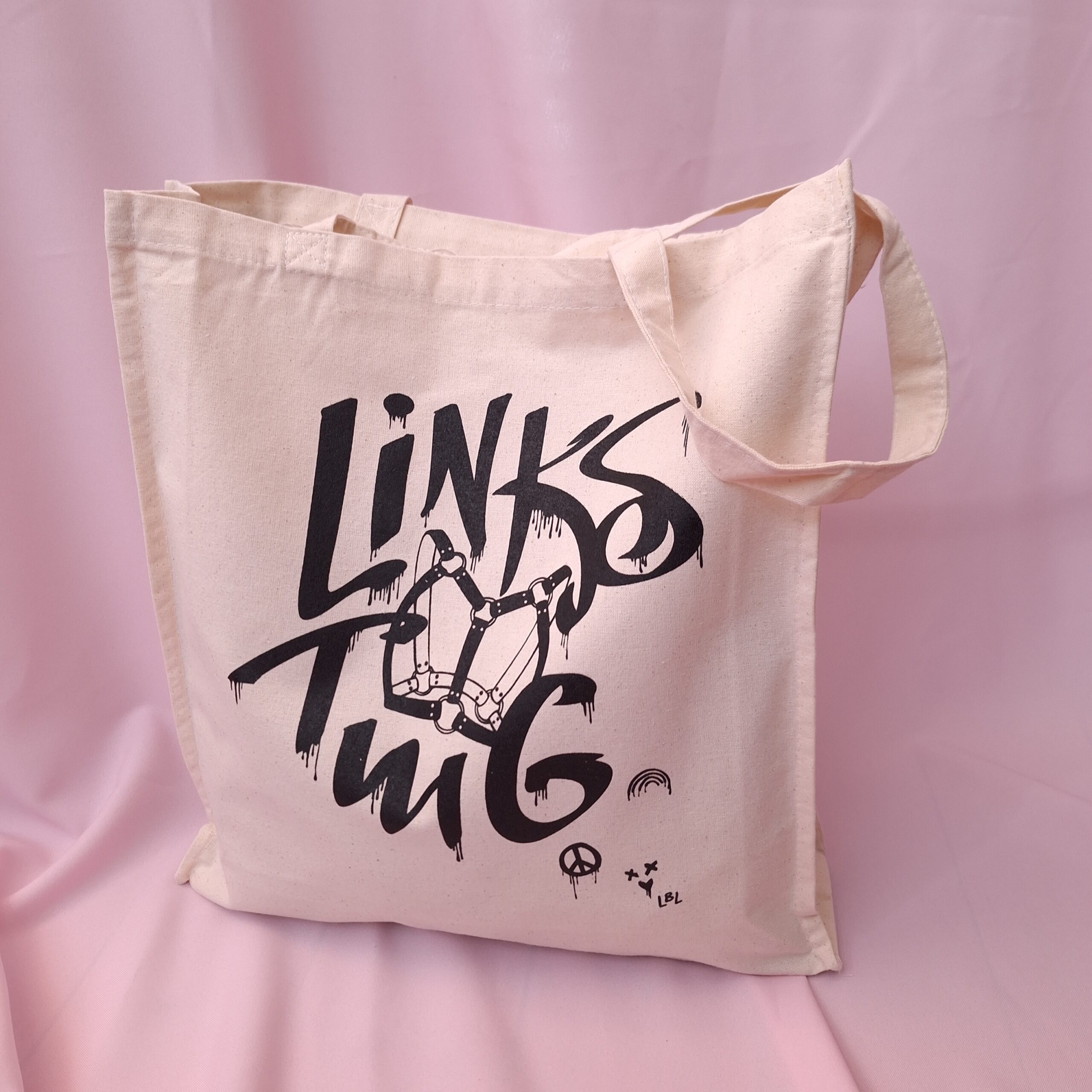 Shopper/ Links Tuig/ biologisch katoen/ zeefdruk