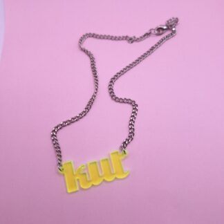 Necklace - KUT neon green
